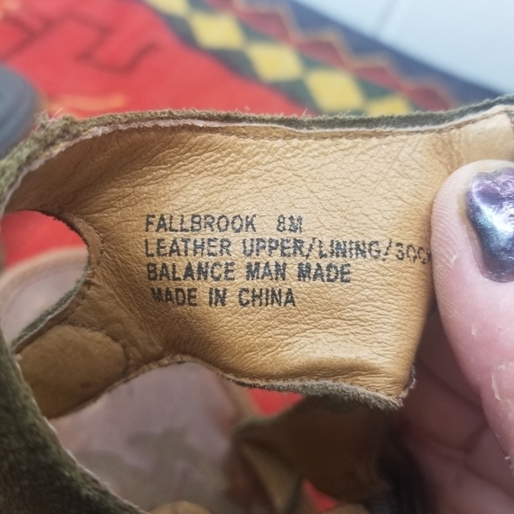 OTBT Fallbrook green suede gladiator sandals - Picture 7 of 12